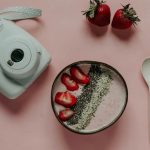 white Fujifilm Instax Mini 8 camera